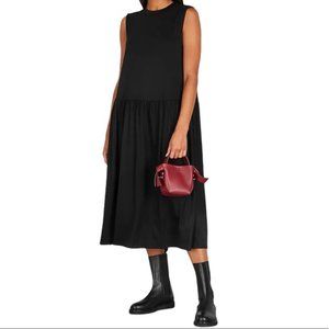 Eileen Fisher Jersey Midi Sleeveless Dress Medium